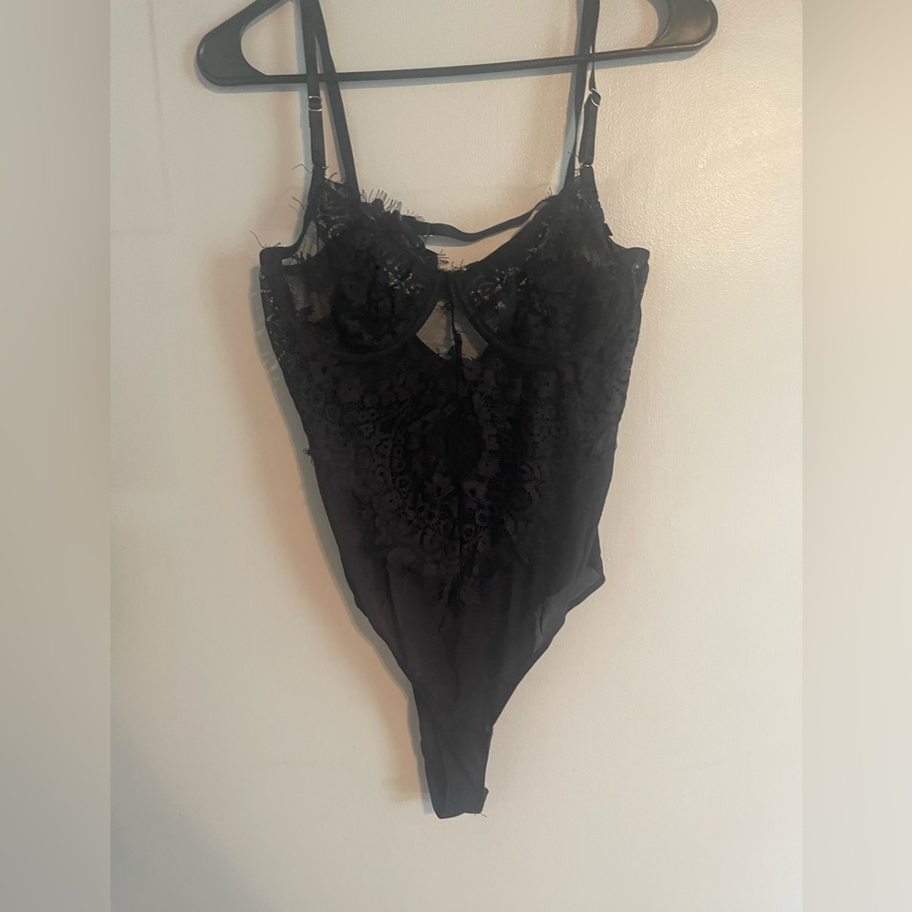 Black Lace Body Suit